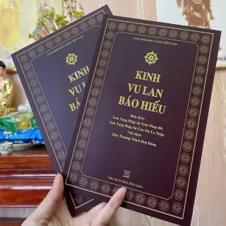 Kinh Vu Lan Và Báo Hiếu Bìa đen