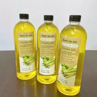 Nước Lau Sàn Spa Tinh Dầu Chanh Sả 1 Lit. Nước lau sàn tinh dầu sả chanh 100% organic sạch khuẩn